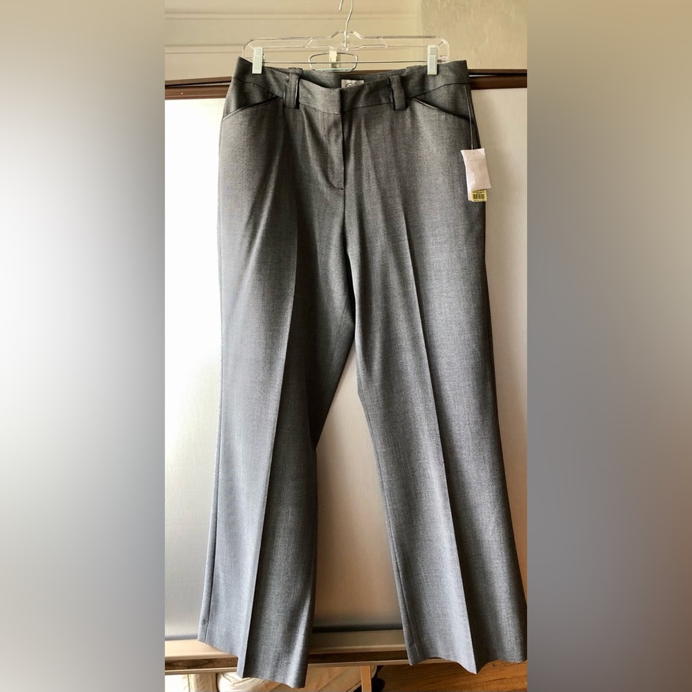 Chaus Women's Pants, Charcoal Gray, Size 12